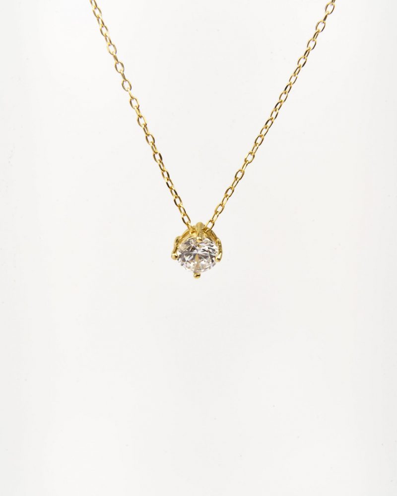 DEMARCA 4mm white stone gold (2)