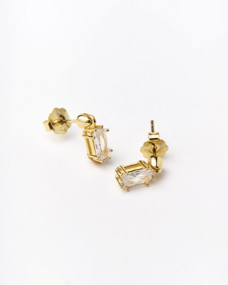 Zirconia Drop Earrings – Brincos de Prata 925 com Zircônia