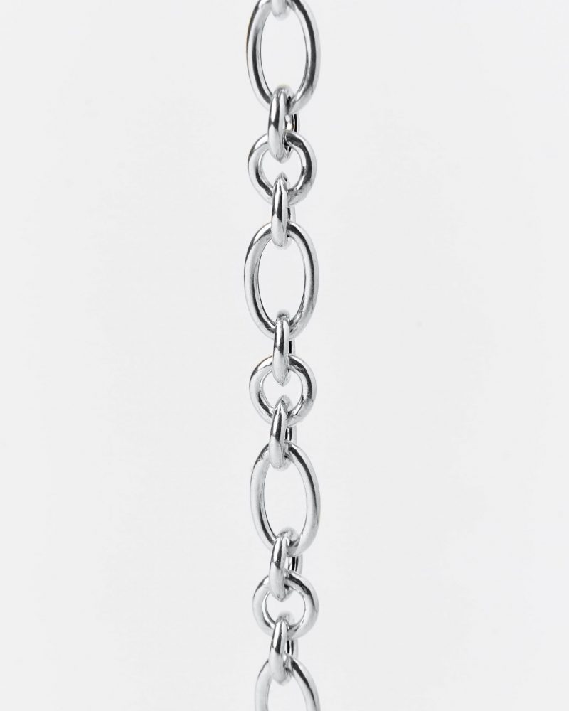 silver necklace DEMARCA mesh