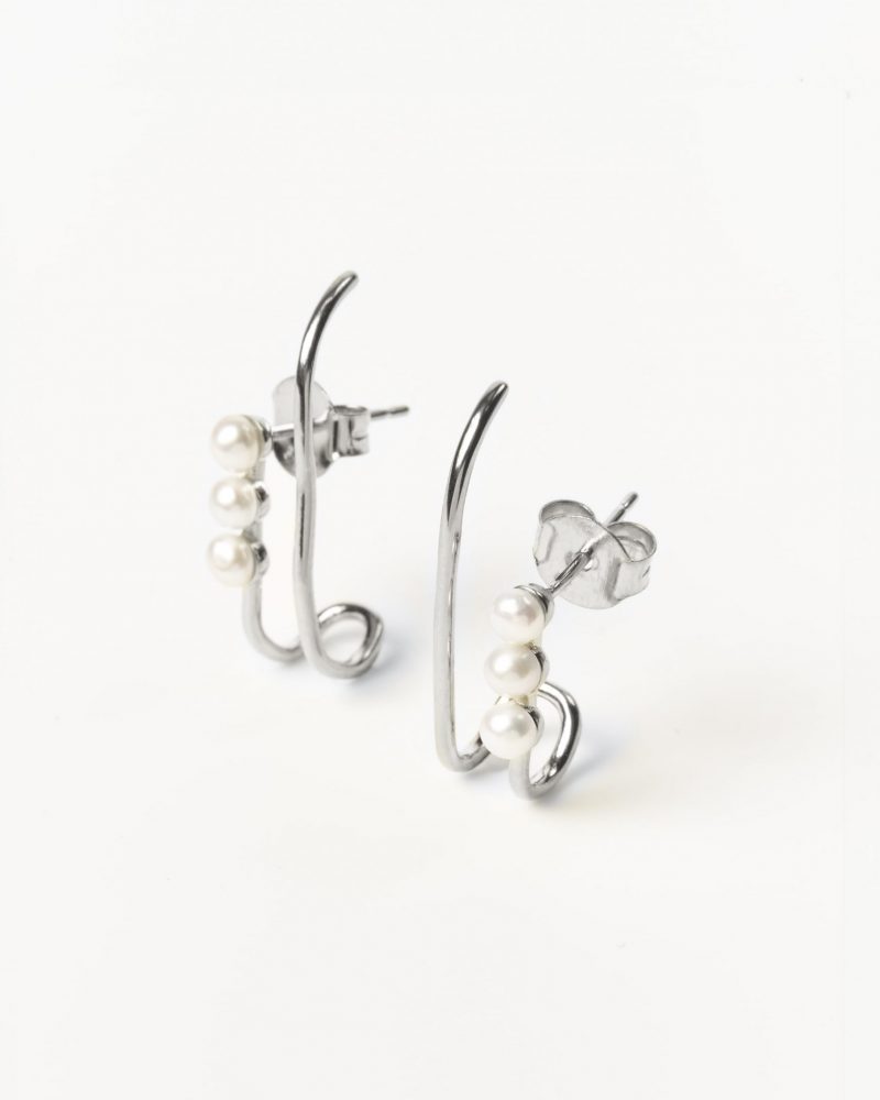 DEMARCA pearl earrigns silver 925