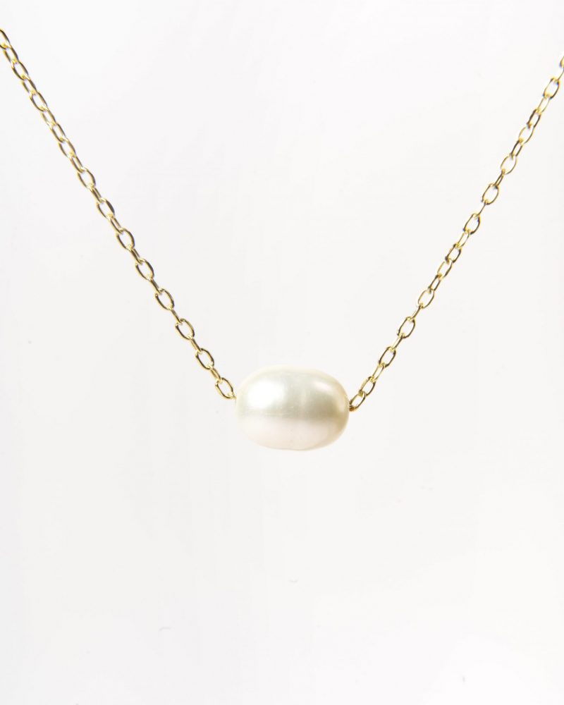 DEMARCA pearl necklace gold