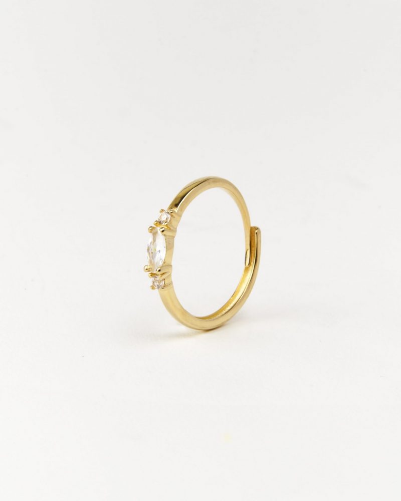 DEMARCA jewelry 925 ring goldplated