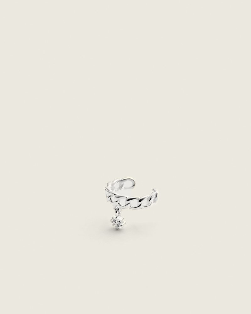 ear cuff de prata 925 em rodeado DERMARCA