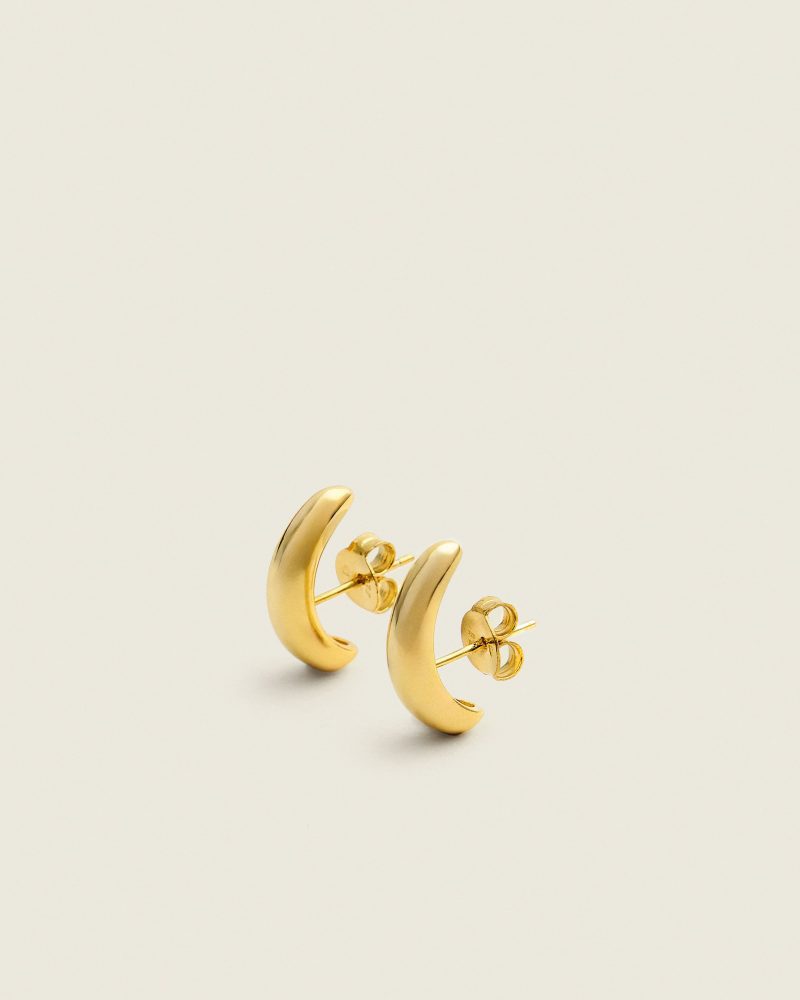 brincos dourados em prata 925 Portuguese Jewellery