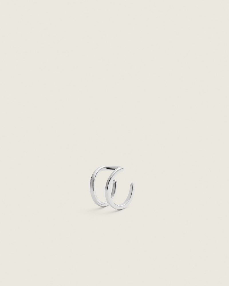 earcuff de prata para mulheres jovens