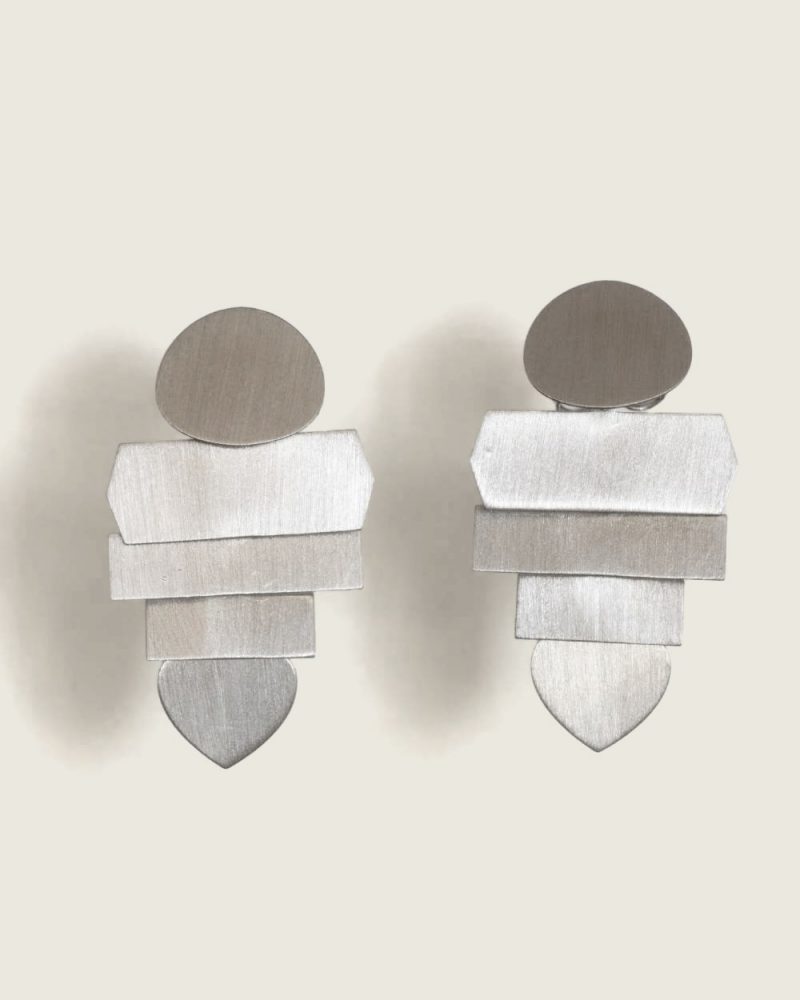 Geometric Earrings Silver silver prata 925 demarca