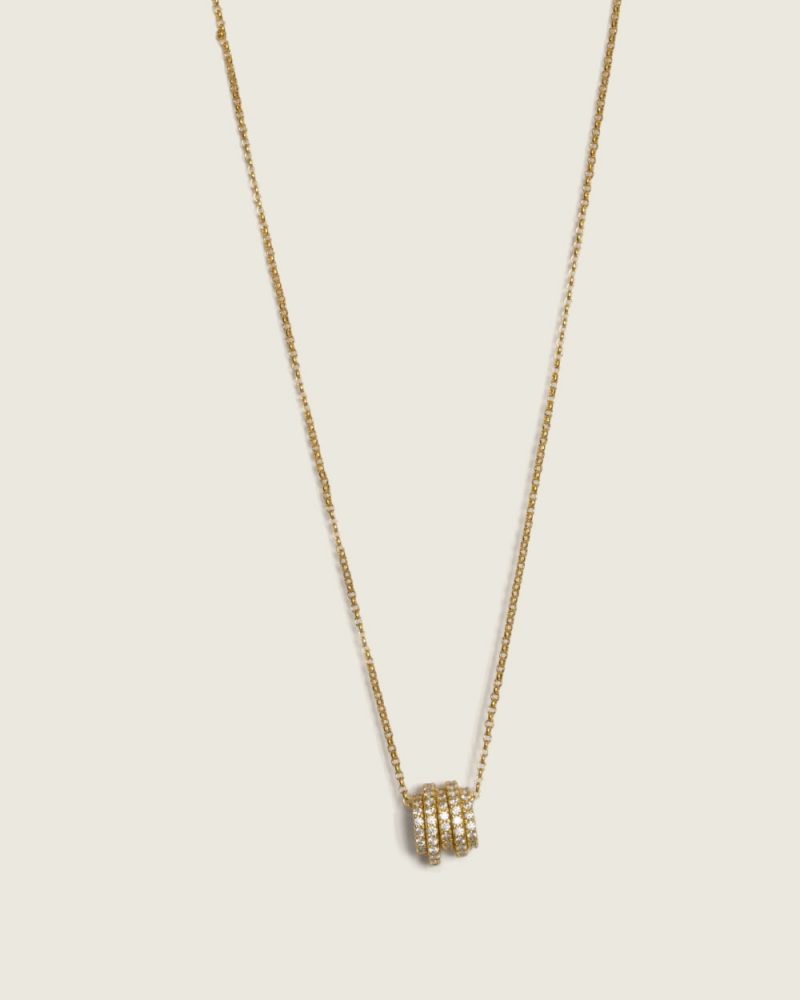 Nacar Necklace dourado prata 925 demarca