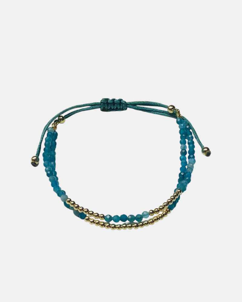 Turmalina Silk pulseira de prata