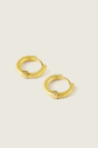 Elegant Hoops Earrings dourado prata 925 demarca