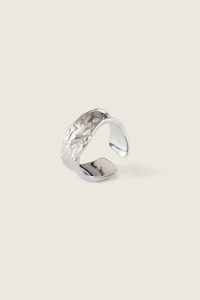 Simple Massive Ring rodeado prata 925 demarca